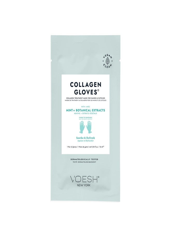 Voesh Collagen Gloves and Socks- Peppermint Oil, Collagen Infused, 4 Pack, 2 Pack of Gloves, 2 Pack of Socks, at Home Spa, Body Care, Nourishing, K-Beauty Korean Skincare - Image 3